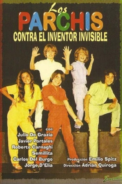 Póster de Los Parchís contra el inventor invisible