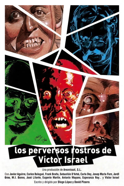 Póster de Los perversos rostros de Víctor Israel