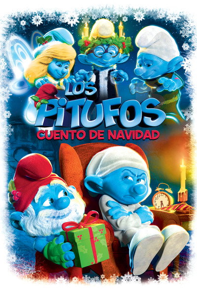 Póster de Los pitufos: Cuento de Navidad