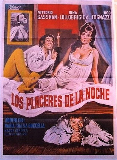 Póster de Los placeres de la noche