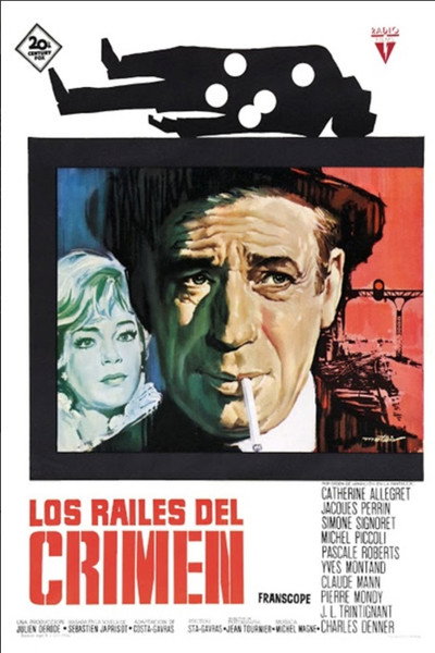 Póster de Los raíles del crimen