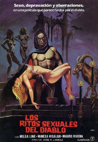 Póster de Los ritos sexuales del diablo