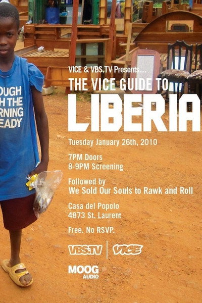 Póster de Los señores de la guerra caníbales de Liberia