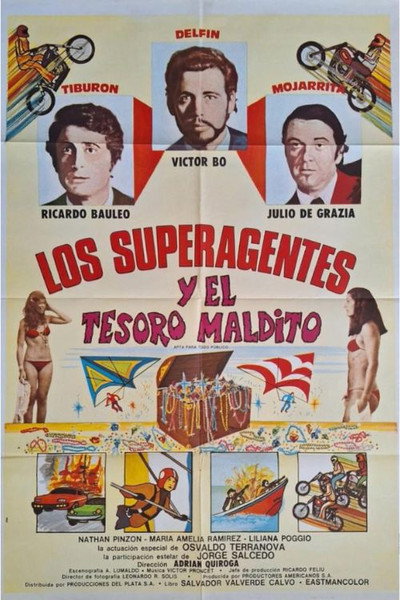 Póster de Los superagentes y el tesoro maldito