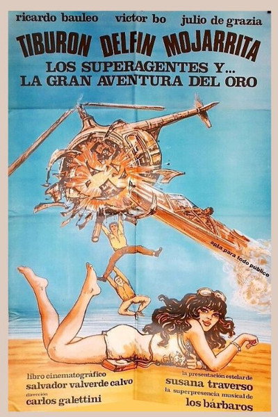 Póster de Los superagentes y la gran aventura del oro