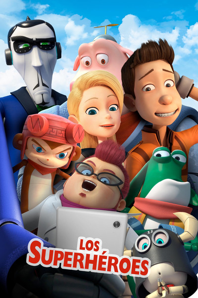 Póster de Los superhéroes