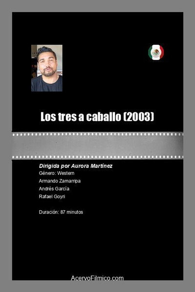 Póster de Los tres a caballo