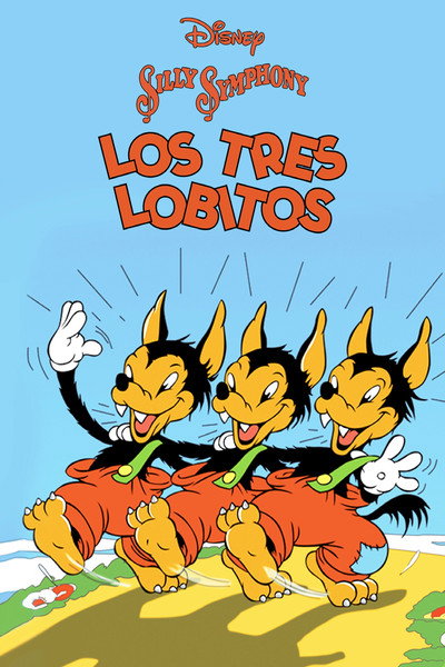 Póster de Los tres lobitos