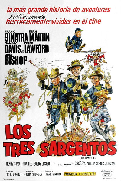 Póster de Los tres sargentos