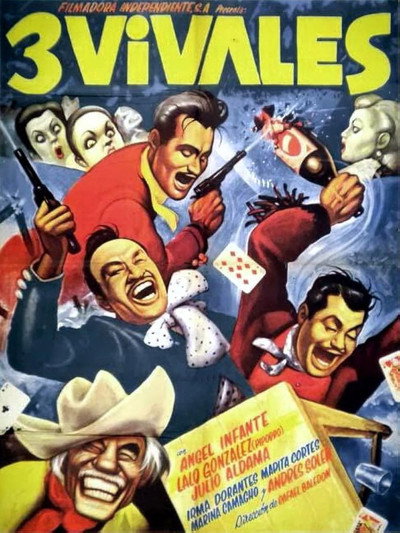 Póster de Los tres vivales