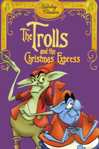 Póster de Los Trolls y el Tren de la Navidad