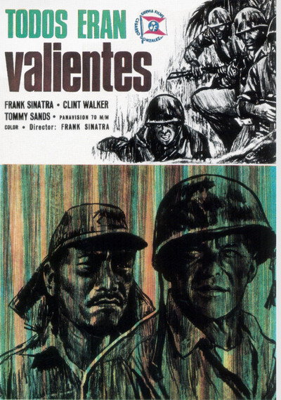 Póster de Los valientes mueren de pie