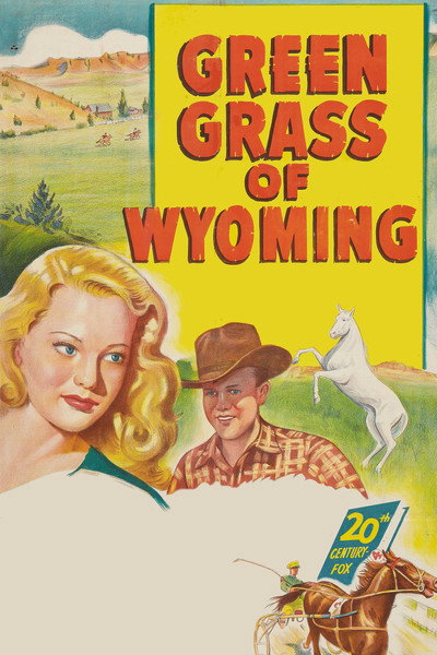 Póster de Los verdes pastos de Wyoming