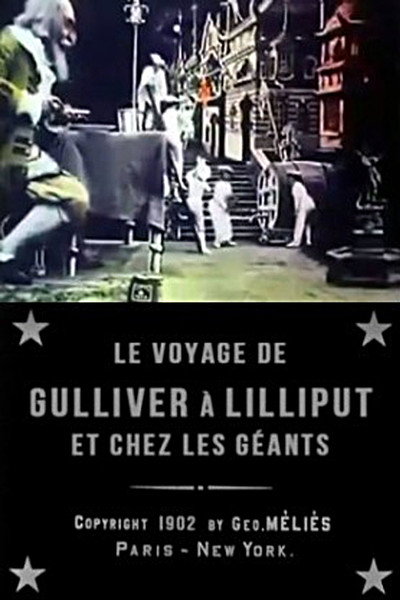 Póster de Los viajes de Gulliver entre los Liliputienses y los Gigantes