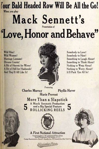 Póster de Love, Honor and Behave!