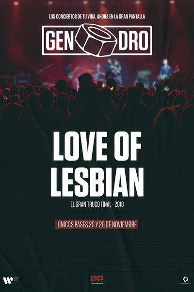Póster de Love of Lesbian: El gran truco final