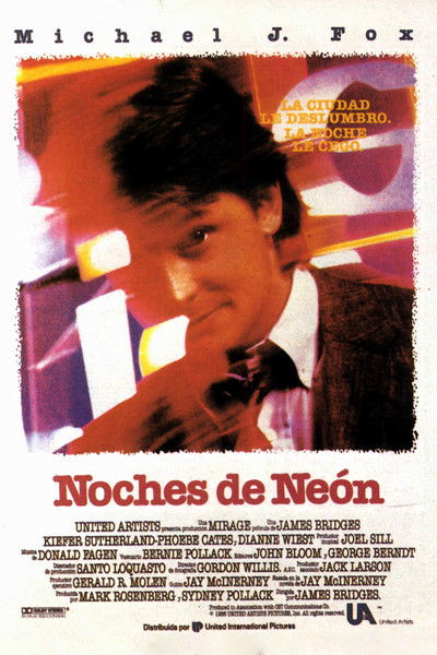 Póster de Luces de una gran ciudad