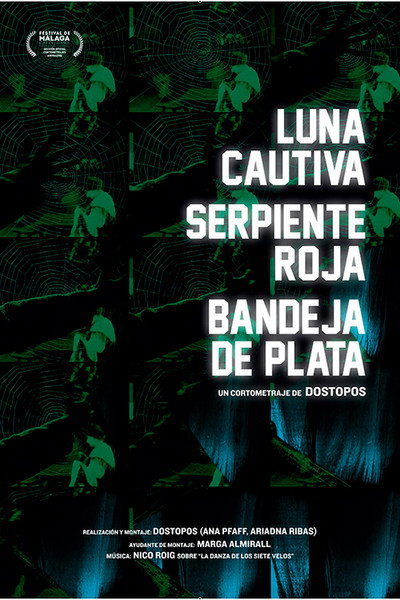 Póster de Luna cautiva serpiente roja bandeja de plata