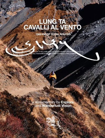 Póster de Lung ta - Cavalli al vento
