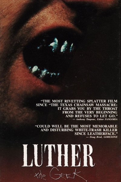 Póster de Luther es mandíbula asesina