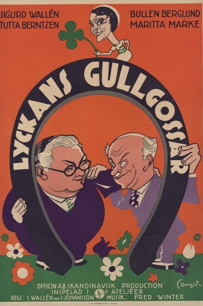 Póster de Lyckans gullgossar