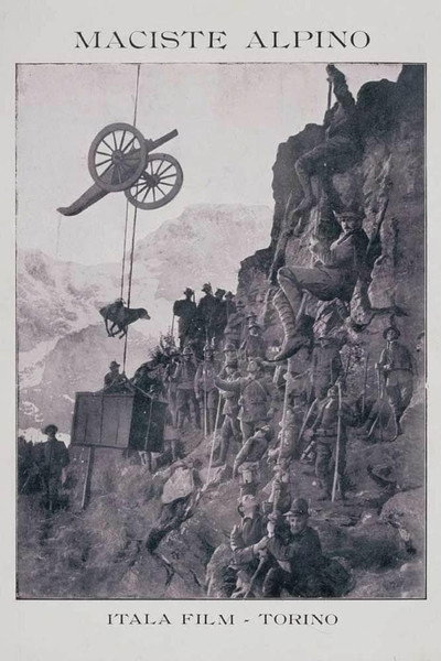 Póster de Maciste alpino contra los autriacos