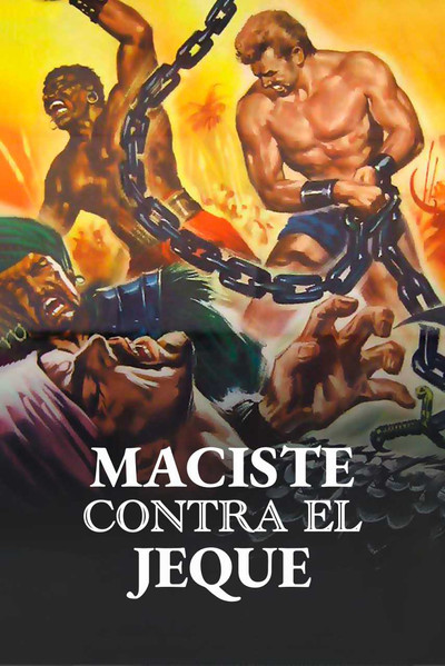Póster de Maciste contra el jeque