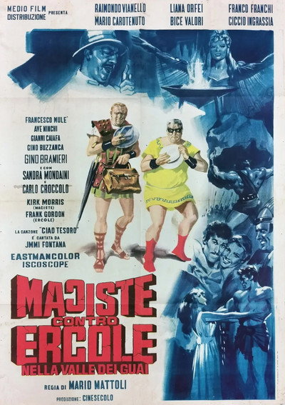 Póster de Maciste contra Hércules en el Valle de Woe