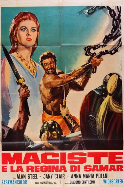 Póster de Maciste contra los fantasmas