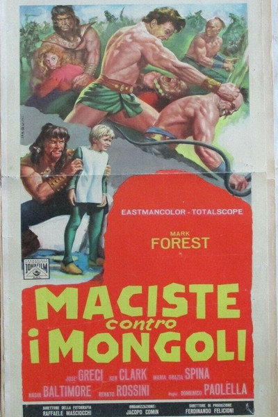 Póster de Maciste contra los mongoles