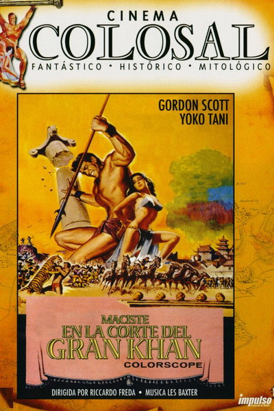 Póster de Maciste en la corte del gran Khan