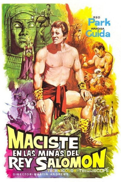 Póster de Maciste en las minas del rey Salomón