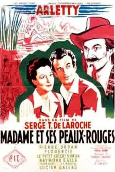 Póster de Madame et ses peaux-rouges