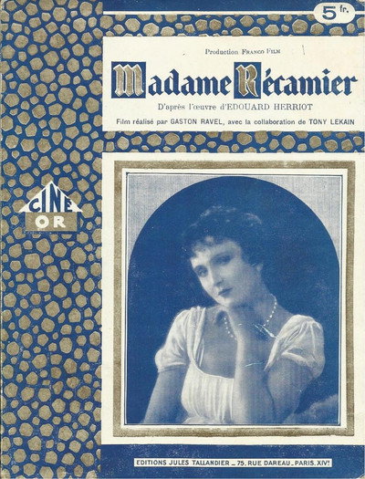 Póster de Madame Récamier
