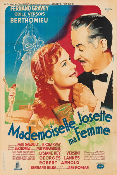 Póster de Mademoiselle Josette ma femme