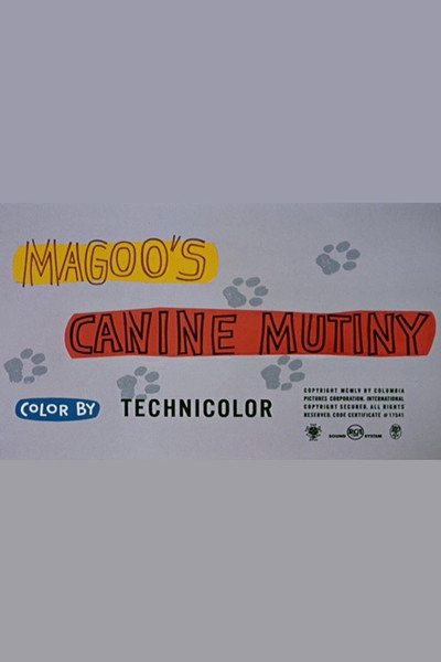Póster de Magoo's Canine Mutiny