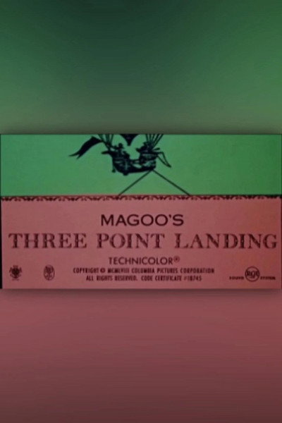 Póster de Magoo's Three-Point Landing