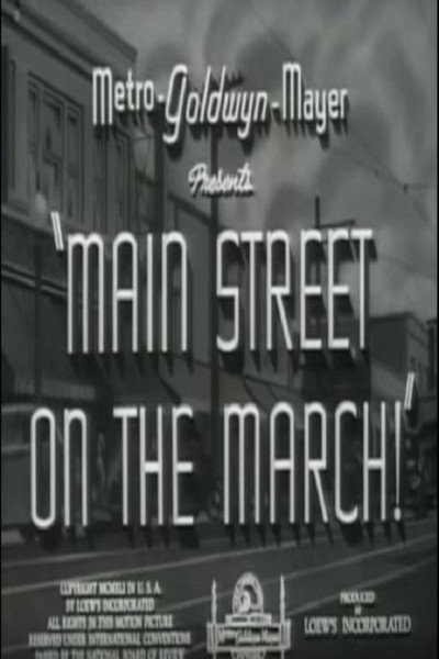 Póster de Main Street on the March!