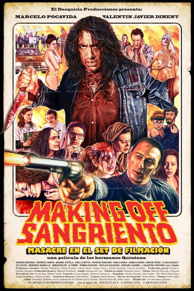Póster de Making off Sangriento: Masacre en el set de Filmación