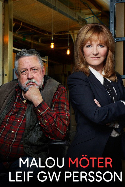 Póster de Malou möter Leif GW Persson 2017
