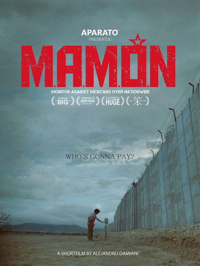 Póster de M.A.M.O.N. (Monitor Against Mexicans Over Nationwide)