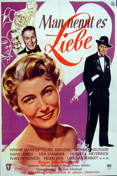 Póster de Man nennt es Liebe