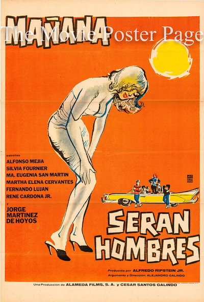 Póster de Mañana serán hombres