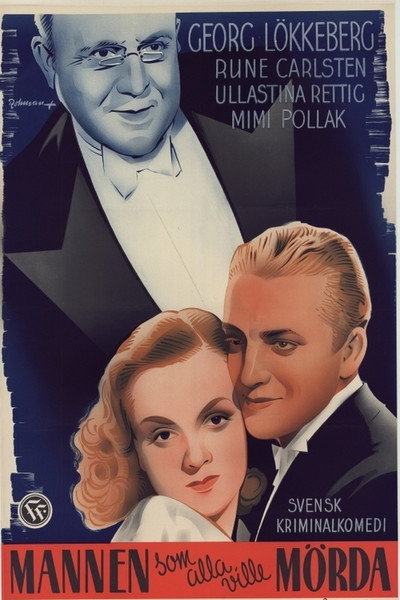 Póster de Mannen som alla ville mörda