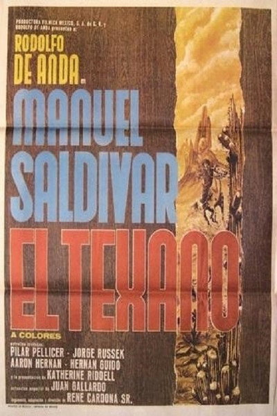 Póster de Manuel Saldivar, el texano