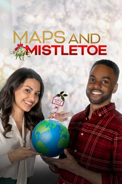 Póster de Mapas y muérdago
