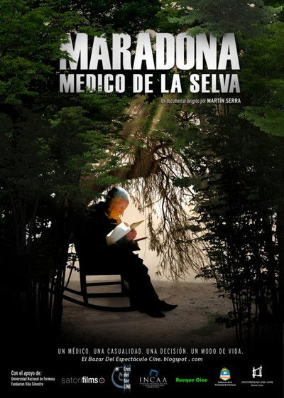 Póster de Maradona - Médico de la selva