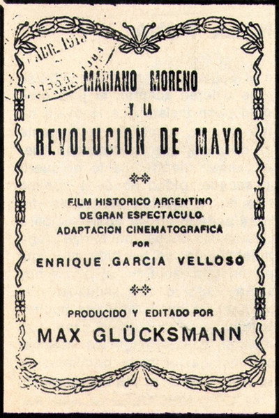 Póster de Mariano Moreno y la revolución de Mayo