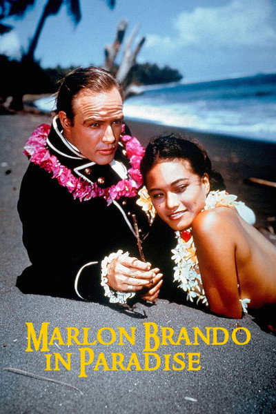 Póster de Marlon Brando en su paraíso