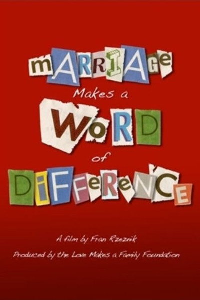 Póster de Marriage Makes a Word of Difference
